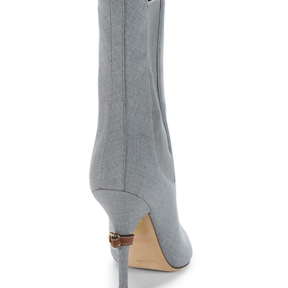 Burberry Kenzi Canvas Peep Toe Booties - Picture 3 of 8